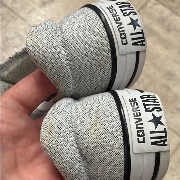Converse Gray and White Chuck Taylor Sneakers - Picture 12 of 15